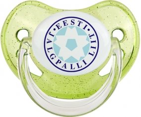 Estonia national football team Sucette Physiologique Vert à paillette