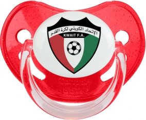 Kuwait national football team Sucette Physiologique Rouge à paillette