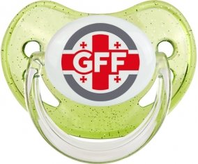 Georgia national football team Sucette Physiologique Vert à paillette