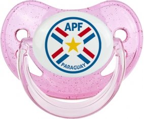 Paraguay national football team Tétine Physiologique Rose à paillette
