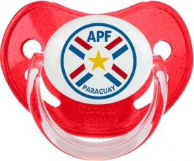 Paraguay national football team Tétine Physiologique Rouge à paillette