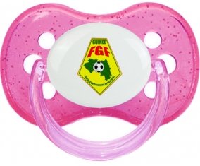 Guinea national football team Tétine Cerise Rose à paillette