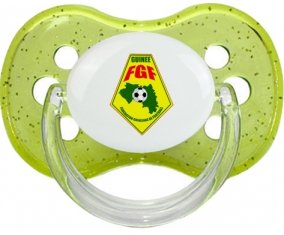Guinea national football team Tétine Cerise Vert à paillette