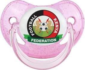 Kenya national football team Tétine Physiologique Rose à paillette