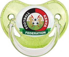 Kenya national football team Tétine Physiologique Vert à paillette