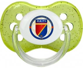 Haiti national football team Sucette Cerise Vert à paillette