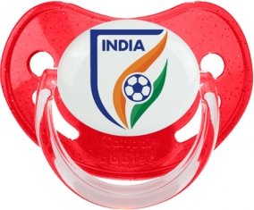 India national football team Sucette Physiologique Rouge à paillette