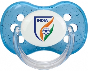 India national football team Tétine Cerise Bleu à paillette