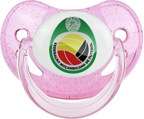 Mozambique national football team Tétine Physiologique Rose à paillette