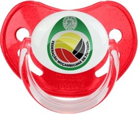 Mozambique national football team Tétine Physiologique Rouge à paillette
