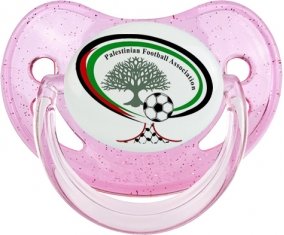 Palestine national football team Sucette Physiologique Rose à paillette