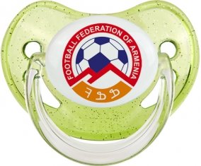 Armenia national football team Sucette Physiologique Vert à paillette