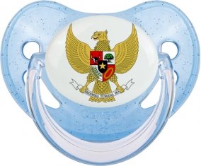 Indonesia national football team Sucette Physiologique Bleue à paillette