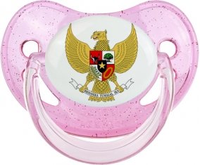 Indonesia national football team Sucette Physiologique Rose à paillette