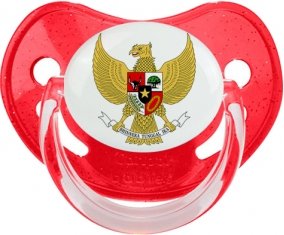 Indonesia national football team Sucette Physiologique Rouge à paillette