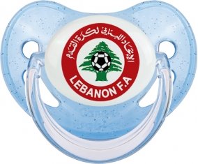 Lebanon national football team Sucette Physiologique Bleue à paillette