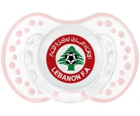 Lebanon national football team Sucette LOVI Dynamic Retro-blanc-rose-tendre classique