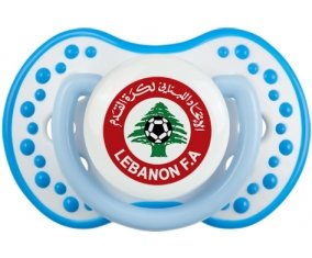 Lebanon national football team Sucette LOVI Dynamic Blanc-bleu phosphorescente
