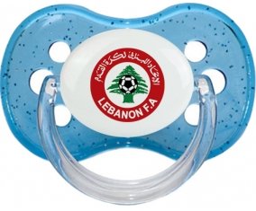 Lebanon national football team Tétine Cerise Bleu à paillette