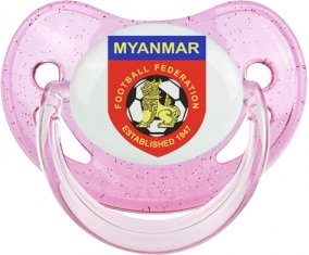 Myanmar national football team Sucette Physiologique Rose à paillette