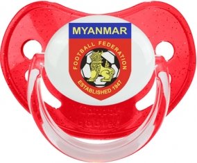 Myanmar national football team Sucette Physiologique Rouge à paillette