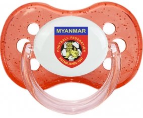 Myanmar national football team Sucette Cerise Rouge à paillette