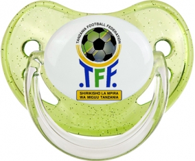 Tanzania national football team Tétine Physiologique Vert à paillette