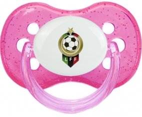 Libya national football team Sucette Cerise Rose à paillette