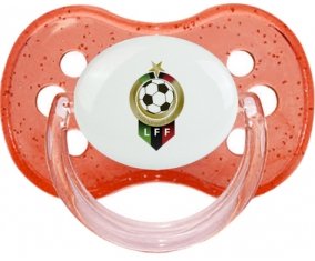 Libya national football team Sucette Cerise Rouge à paillette