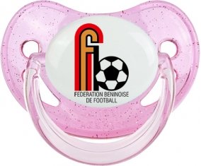 Benin national football team Sucette Physiologique Rose à paillette