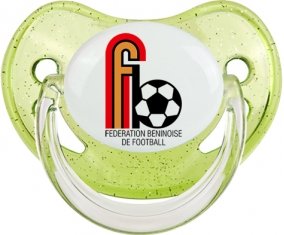 Benin national football team Sucette Physiologique Vert à paillette