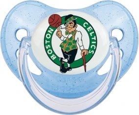 Boston Celtics Tétine Physiologique Bleue à paillette