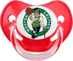 Boston Celtics Tétine Physiologique Rouge à paillette