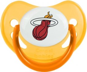 Miami Heat Sucette Physiologique Jaune phosphorescente