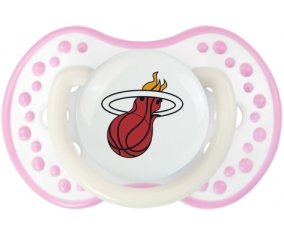 Miami Heat Sucette LOVI Dynamic Blanc-rose phosphorescente