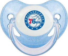 Philadelphia 76ers Sucette Physiologique Bleue à paillette