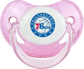 Philadelphia 76ers Sucette Physiologique Rose à paillette