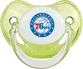 Philadelphia 76ers Sucette Physiologique Vert à paillette