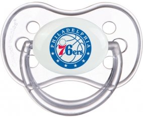 Philadelphia 76ers Sucette Anatomique Transparente classique