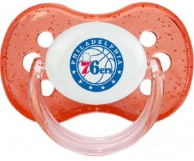 Philadelphia 76ers Tétine Cerise Rouge à paillette