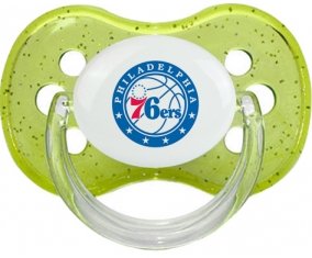 Philadelphia 76ers Tétine Cerise Vert à paillette