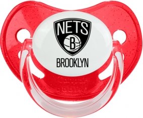 Brooklyn Nets Tétine Physiologique Rouge à paillette