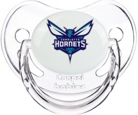 Charlotte Hornets Sucette Physiologique Transparent classique