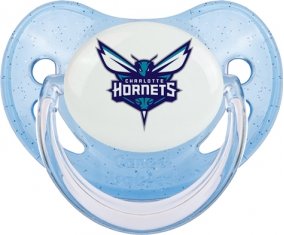 Charlotte Hornets Sucette Physiologique Bleue à paillette
