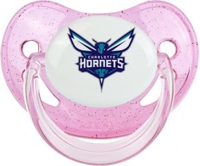 Charlotte Hornets Sucette Physiologique Rose à paillette