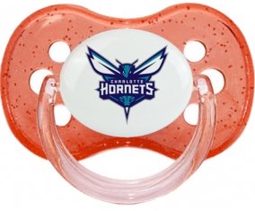 Charlotte Hornets Tétine Cerise Rouge à paillette