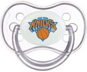 New York Knicks Sucette Anatomique Transparente classique