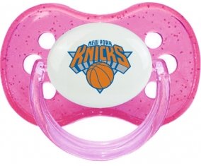 New York Knicks Sucette Cerise Rose à paillette