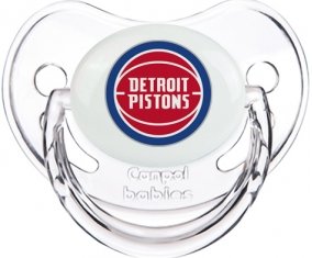 Detroit Pistons Sucette Physiologique Transparent classique