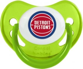 Detroit Pistons Sucette Physiologique Vert phosphorescente
